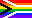 South African Rainbow Pride Flag